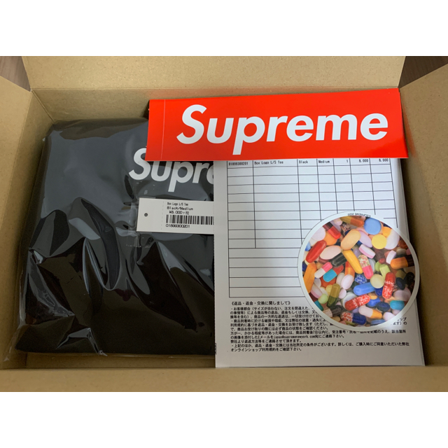 Supreme - 新品未使用☆Supreme Box Logo L/S Tee Black M 黒の通販 by