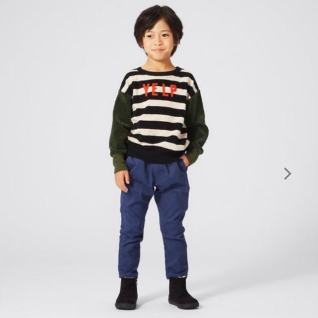 BREEZE(ブリーズ)のブリーズ  袖切り替えボーダートレーナー　90㎝ キッズ/ベビー/マタニティのキッズ服男の子用(90cm~)(ニット)の商品写真