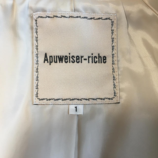 Apuweiser-riche(アプワイザーリッシェ)の美品です☆ アプワイザー　コート レディースのジャケット/アウター(毛皮/ファーコート)の商品写真