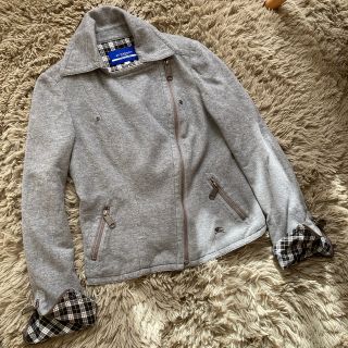 バーバリーブルーレーベル(BURBERRY BLUE LABEL)の♡なち様専用♡バーバリーブルーレーベル /ライダースジャケット(パーカー)