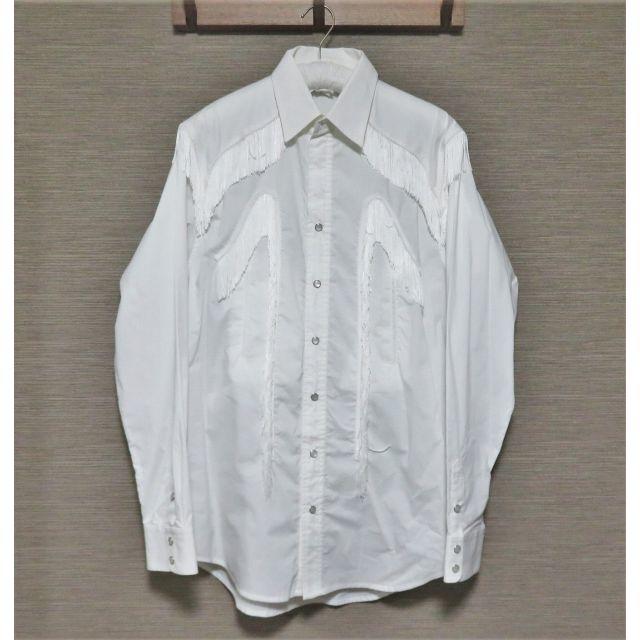 【超特価sale開催】  定価4.2万 - TOGA TOGA ホワイト メンズ 44 シャツ フリンジ VIRILIS シャツ