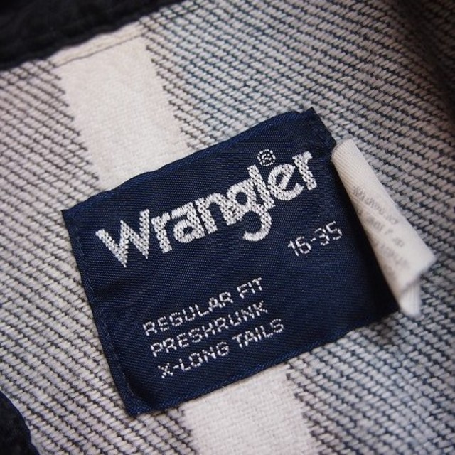 Wrangler(ラングラー)の実寸L 90s ラングラー ヘビーネルシャツ ウエスタン シャツ 古着 b321 メンズのトップス(シャツ)の商品写真