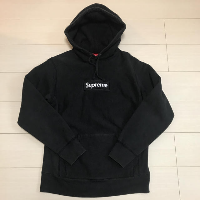 Supreme Box Logo Hooded Blackトップス