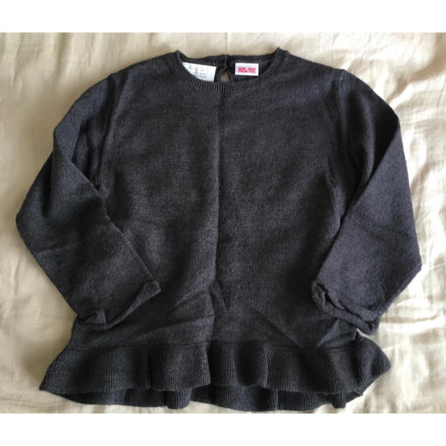 ZARA KIDS(ザラキッズ)のザラベビー  ニット　フリル　セーター　86㎝ キッズ/ベビー/マタニティのベビー服(~85cm)(ニット/セーター)の商品写真