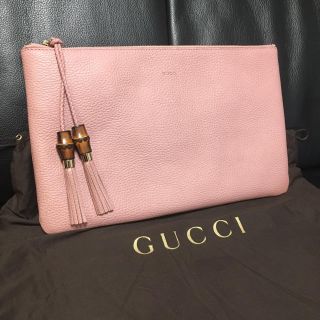 グッチ(Gucci)の【新品】GUCCI クラッチバック　ピンク(クラッチバッグ)