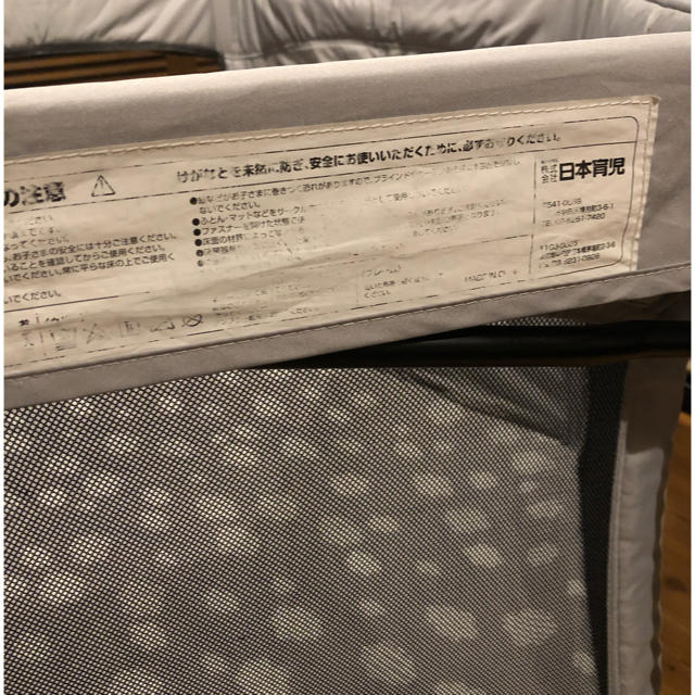 美品❗️ 日本育児　洗えて畳める　ベビーサークル キッズ/ベビー/マタニティの寝具/家具(ベビーサークル)の商品写真