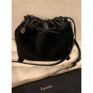 レペット(repetto)の極美品　レペット repetto ショルダーバッグ  羊革 ミニサイズ(ショルダーバッグ)