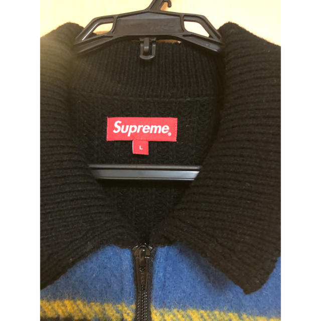 Supreme(シュプリーム)のSupreme - Plaid Front Zip Sweater L メンズのトップス(ニット/セーター)の商品写真