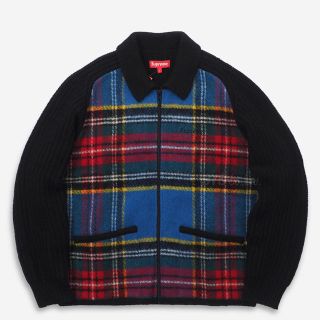 シュプリーム(Supreme)のSupreme - Plaid Front Zip Sweater L(ニット/セーター)