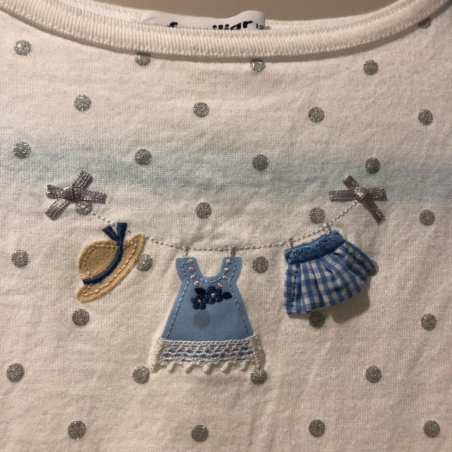 familiar(ファミリア)のファミリア★半袖シャツ120cm キッズ/ベビー/マタニティのキッズ服女の子用(90cm~)(Tシャツ/カットソー)の商品写真