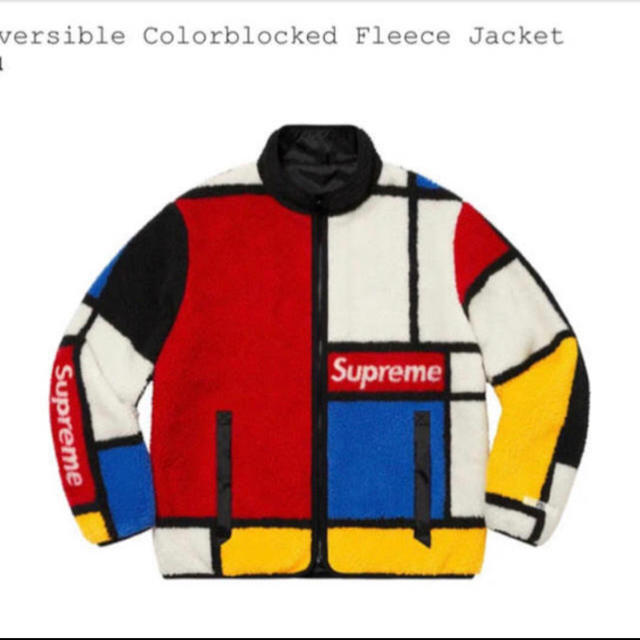 Supreme colorblocked fleece フリース