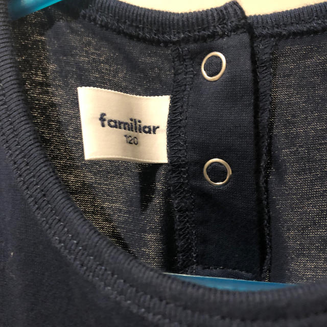 familiar(ファミリア)のファミリア★半袖シャツ120cm キッズ/ベビー/マタニティのキッズ服女の子用(90cm~)(Tシャツ/カットソー)の商品写真