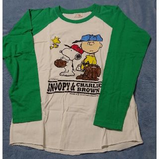 スヌーピー(SNOOPY)のスヌーピー 長袖Tシャツ(Tシャツ/カットソー(七分/長袖))