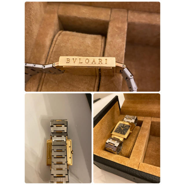 BVLGARI ブルガリ 時計 クアドラード 金 K 18 SSコンビ | www