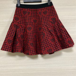 ドーリーガールバイアナスイ(DOLLY GIRL BY ANNA SUI)のドーリーガールバイアナスイ　千鳥格子フレアスカート(ミニスカート)