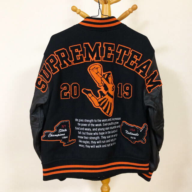 Supreme(シュプリーム)のteam varsity jacket メンズのジャケット/アウター(スタジャン)の商品写真