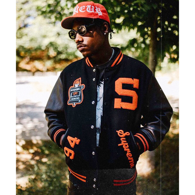 Supreme Team Varsity Jacket Men's 94 2019 Letterman Jacket Jackets ...