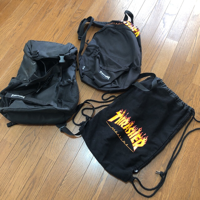 THRASHER(スラッシャー)のＴＨＲＡＳＨＥＲのリュック　3点 レディースのバッグ(リュック/バックパック)の商品写真