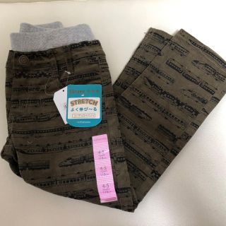 マザウェイズ(motherways)の電車 コーデュロイ パンツ ズボン カーキ(パンツ/スパッツ)