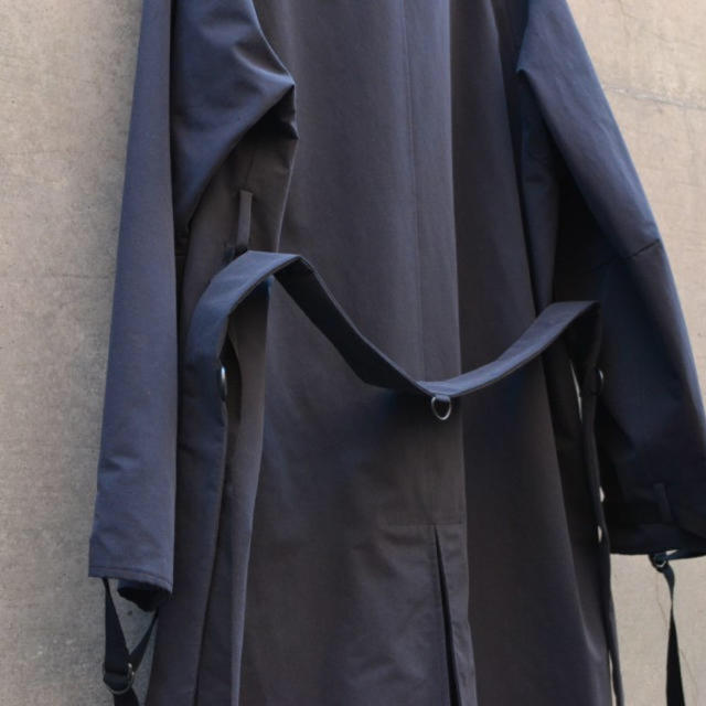 sunsea 18ss waterproof columbo coat