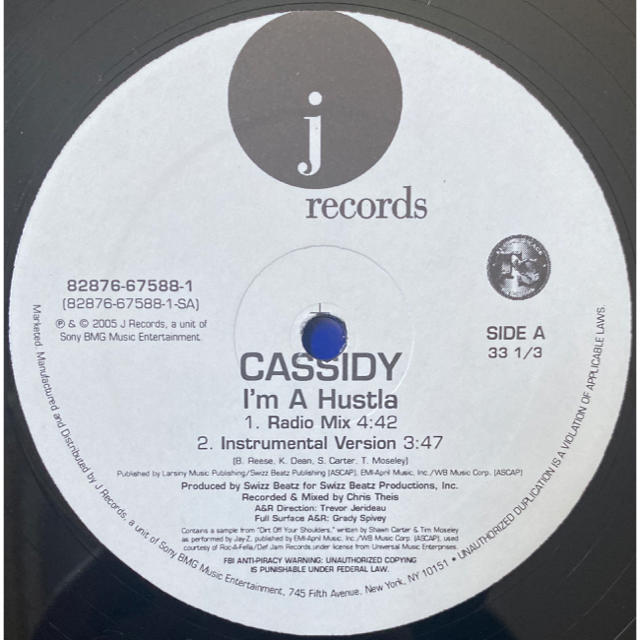 Cassidy / I'm A Hustla エンタメ/ホビーのエンタメ その他(その他)の商品写真