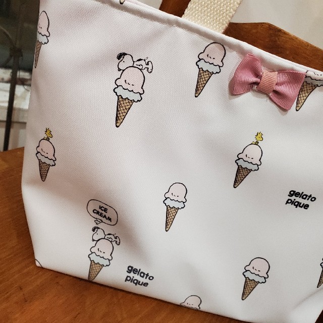 gelato pique(ジェラートピケ)の｛gelatopique×SNOOPY｝お散歩bag♪ ハンドメイドのファッション小物(バッグ)の商品写真