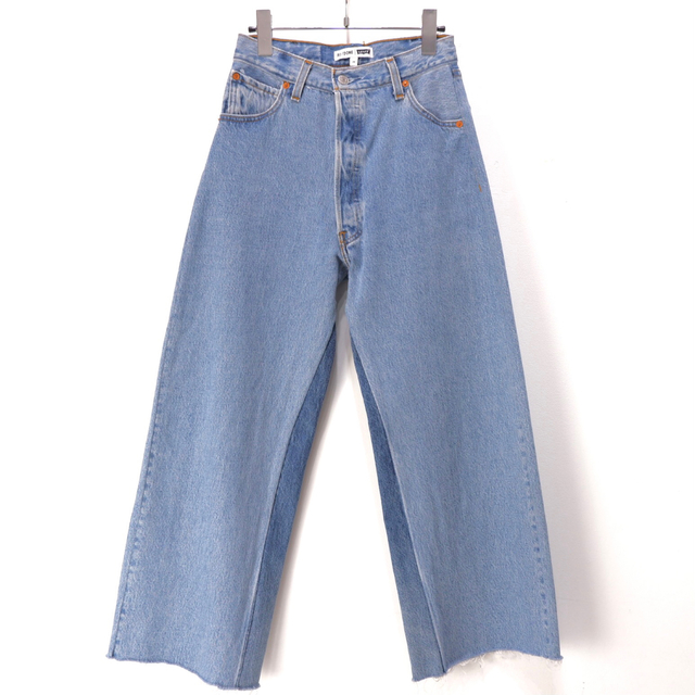 Re/Done【HIGH RISE WIDELEG CROP】