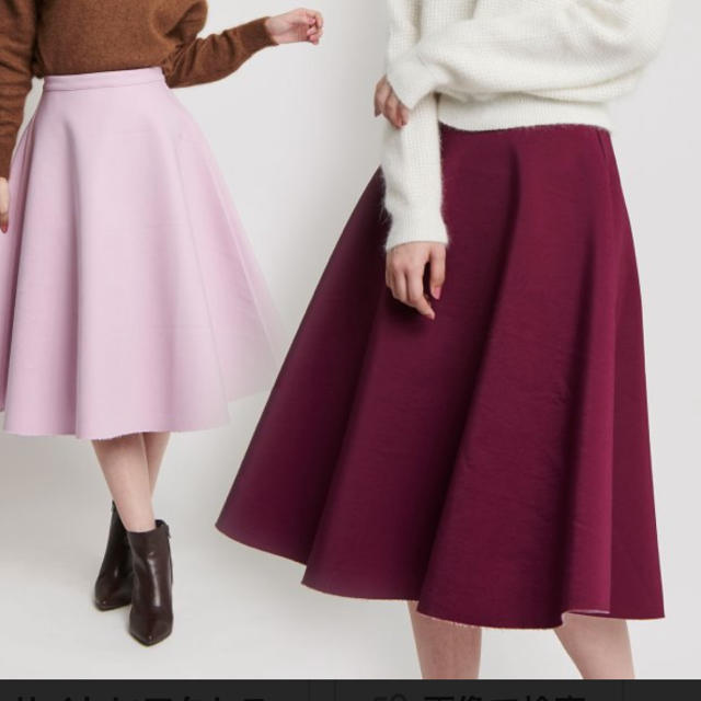 Noela(ノエラ)のリバーシブルボンディングスカート レディースのスカート(ひざ丈スカート)の商品写真