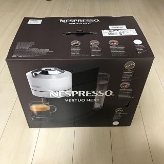 ネスレ(Nestle)のNESPRESSO ヴァーチュオネクスト コーヒーメーカー GDV1WH(コーヒーメーカー)