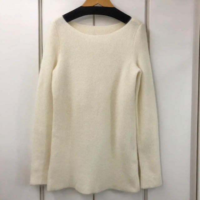 美品！FOXEY カシミヤ100% ロング丈 ニット トップス(38)