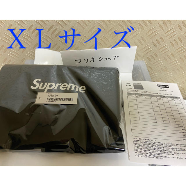 新品未使用付属品シュプリーム　Supreme  Box Logo L/S Tee