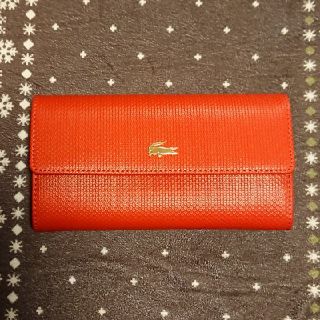 ラコステ(LACOSTE)の❤️未使用❤️ ラコステ LACOSTE シャンタコ素材 長財布(財布)