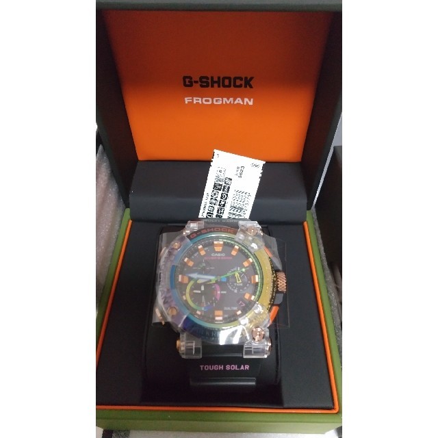 新品  タグ付  G-SHOCK フロッグマン レインボー