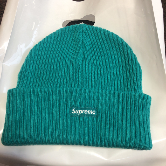 Supreme(シュプリーム)のSupreme Wide Rib Beanie Teal ビーニー ニット帽 メンズの帽子(ニット帽/ビーニー)の商品写真