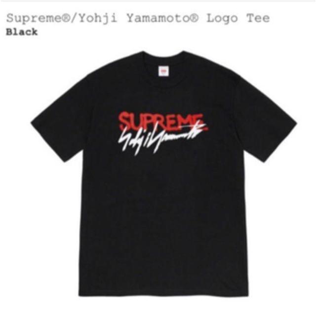 supreme yohji yamamoto logo tee XL 黒
