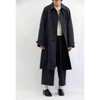 サンシー(SUNSEA)のuru 18aw ステンカラーコート TYPE C(ステンカラーコート)