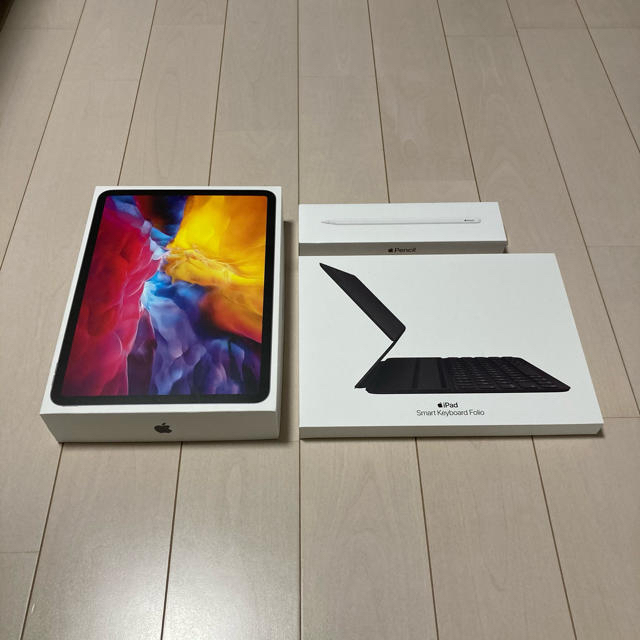 iPad Pro 11インチ 128GB 純正カバー アップルペンシルセットタブレット