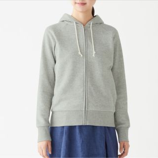 ムジルシリョウヒン(MUJI (無印良品))の無印良品　パーカー　グレー　S(パーカー)