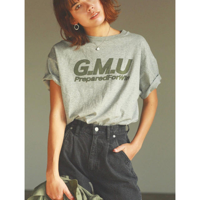 Ungrid(アングリッド)のungrid G.M.UロゴプリントTee レディースのトップス(Tシャツ(半袖/袖なし))の商品写真