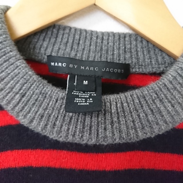 MARC BY MARC JACOBS(マークバイマークジェイコブス)のMARC BY MARC JACOBS ニット セーター ボーダー メンズのトップス(ニット/セーター)の商品写真