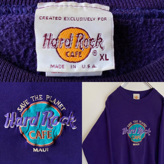 ハードロックカフェ hard rock cafe トレーナー スウェット 90s メンズのトップス(スウェット)の商品写真