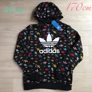 アディダス(adidas)のadidas originals カラフル　トレフォイル　パーカー 170(その他)