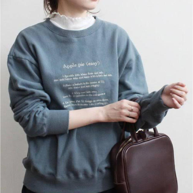 fig London(フィグロンドン)のfig London スウェード裏毛some recipes sweat PO レディースのトップス(トレーナー/スウェット)の商品写真