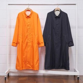 アンユーズド(UNUSED)の20AW UNUSED US1874 Nylon Coat * Black 4(ステンカラーコート)