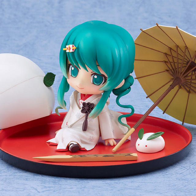 GOOD SMILE COMPANY(グッドスマイルカンパニー)の【新品・未開封】ねんどろいど 303 初音ミク 雪ミク いちご白無垢Ver. エンタメ/ホビーのフィギュア(アニメ/ゲーム)の商品写真