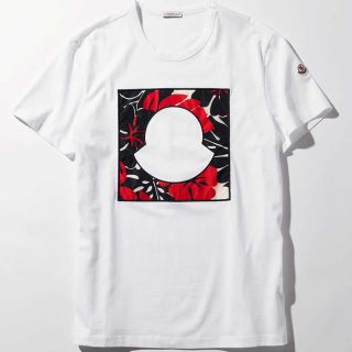 オックスフォードブルー モンクレール MONCLER 花柄 Tシャツ