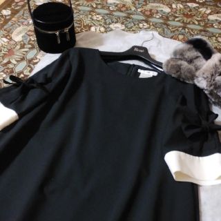 Reneルネ♡2019 極美品 お袖リボンワンピース34♡フォクシー