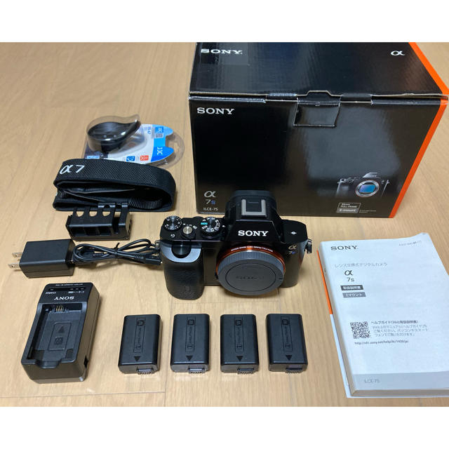 Sony ソニー α7S デジタル一眼カメラ ILCE-7S バッテリー4個