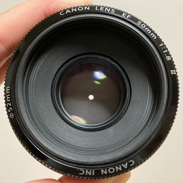 Canon(キヤノン)のCanon キャノン　EF50mm F1.8 II スマホ/家電/カメラのカメラ(レンズ(単焦点))の商品写真