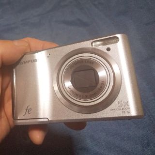 オリンパス(OLYMPUS)の中古 OLYMPUS デジタルカメラ FE-47シルバー(コンパクトデジタルカメラ)